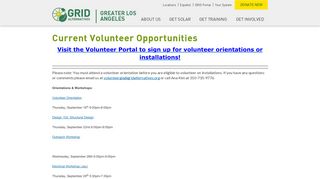 Current Volunteer Opportunities | GRID Alternatives