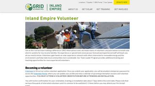 Inland Empire Volunteer | GRID Alternatives