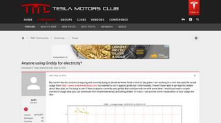 Anyone using Griddy for electricity? | Tesla Motors Club