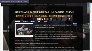 GRIFF HAMLIN BLUES GUITAR UNLEASHED LESSON
