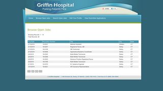 Healthcare Jobs | Griffin Hospital - Derby ... - Ultimate Software