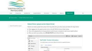 Patient Portal Photo Upload | Griffin Faculty Physicians - Derby, CT