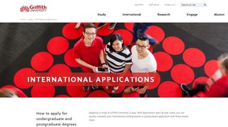 International applications - Griffith University