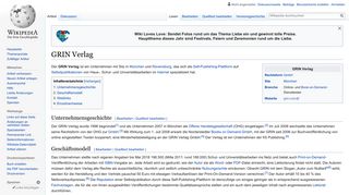 GRIN Verlag – Wikipedia