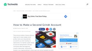 How to Make a Second Grindr Account | Techwalla.com