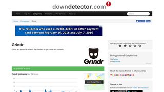 Grindr down? Current problems and outags | Downdetector