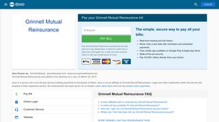 Grinnell Mutual Reinsurance (Grinnell Mutual): Login, Bill Pay ... - Doxo