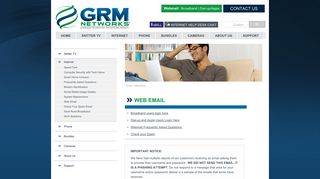 Web Email - GRM Networks