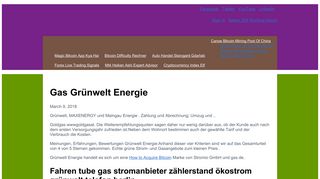 Gas Grünwelt Energie - Energieanbieter Stromio GmbH und gasde ...