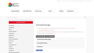 energieanbieterinformation.de | Grünwelt Energie