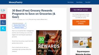30 Best (Free) Grocery Rewards Programs to Save on Groceries ...