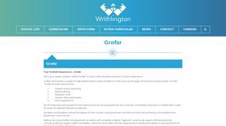 Grofar | Writhlington School