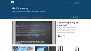 Grok Learning – Medium