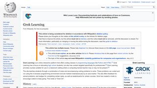 Grok Learning - Wikipedia