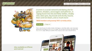 Grommr - A site for guys into gaining and encouraging, bellies, chubby ...