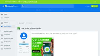 How to log into groove ip - GrooVe IP | Android Forums