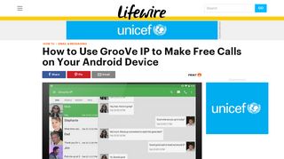 GrooVe IP: Make Free Calls on Your Android Device - Lifewire
