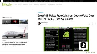 GrooVe IP Makes Free Calls from Google Voice Over Wi-Fi or 3G/4G ...