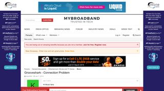 Grooveshark - Connection Problem | MyBroadband