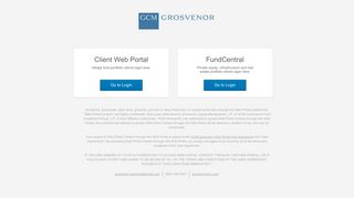 Client Login - GCM Grosvenor