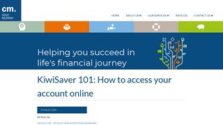 KiwiSaver Advice: How to access your account online | Cole Murray
