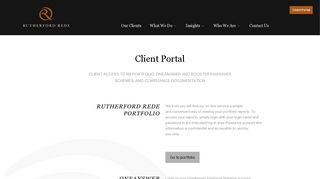 Client Portal | Rutherford Rede