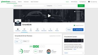 GroundLink Driver Reviews | Glassdoor