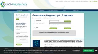 Groundsure Siteguard up to 5 Hectares | Source for Searches