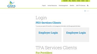 Employer, Employee, & TPA Customer Logins - Group Management ...