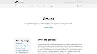 Groups | Mendeley