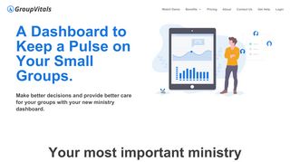 Small Group Ministry Metrics - The Dashboard | GroupVitals