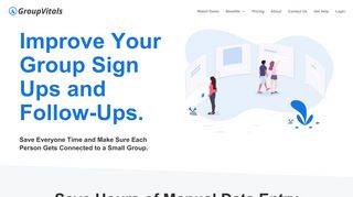 Improving Your Church's Small Groups Signups | GroupVitals