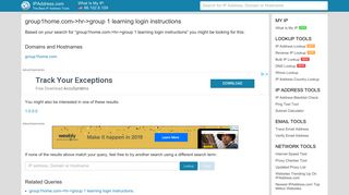 group1home.com->hr->group 1 learning login instructions