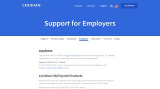 Employer Support Login | Dayforce | HR Payroll | Password Reset