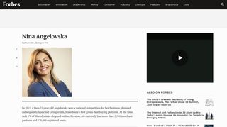 Nina Angelovska - Forbes