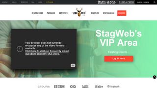 VIP Stag Party Planning Area | StagWeb