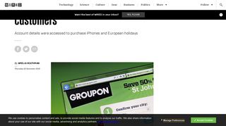 Groupon account hack: what happened and how to check ... - Wired UK