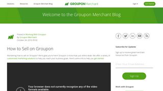 How to Sell on Groupon in 5 Easy Steps - Groupon Merchant