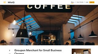 Groupon Merchant for Small Business Owners | MileIQ