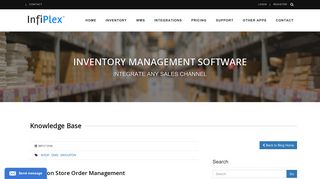 Groupon Stores Order Management - InfiPlex