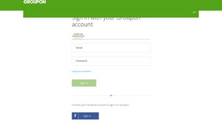 Member login - Groupon