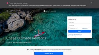 Ultimate Rewards | Credit Cards | Chase.com