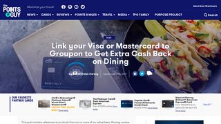 Link Visa, Mastercard to Groupon for Extra Cashback on Meals