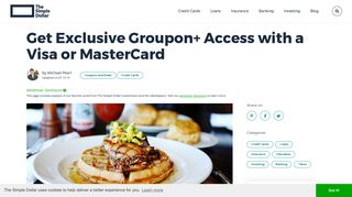 Get Exclusive Groupon+ Access with a Visa or MasterCard - The ...