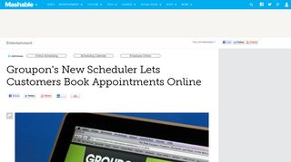 Groupon's New Scheduler Lets Customers Book Appointments Online
