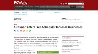 Groupon Offers Free Scheduler for Small Businesses | PCWorld