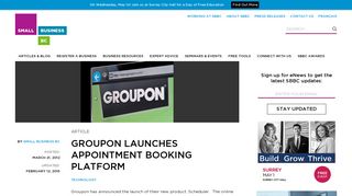 Groupon Launches Appointment Booking Platform | Small Business BC