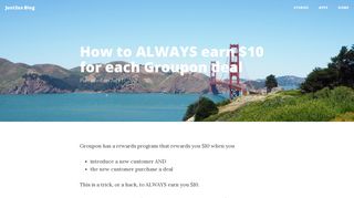 How to ALWAYS earn $10 for each Groupon deal - Just2us Blog