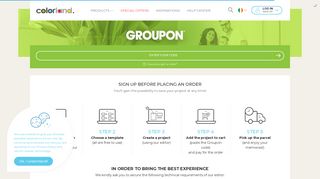 Groupon - check your promo code details | Colorland