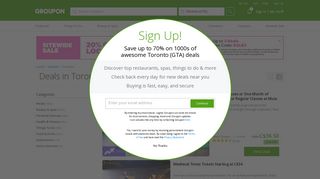 Toronto Deals - Best Deals & Coupons in Toronto, ON | Groupon